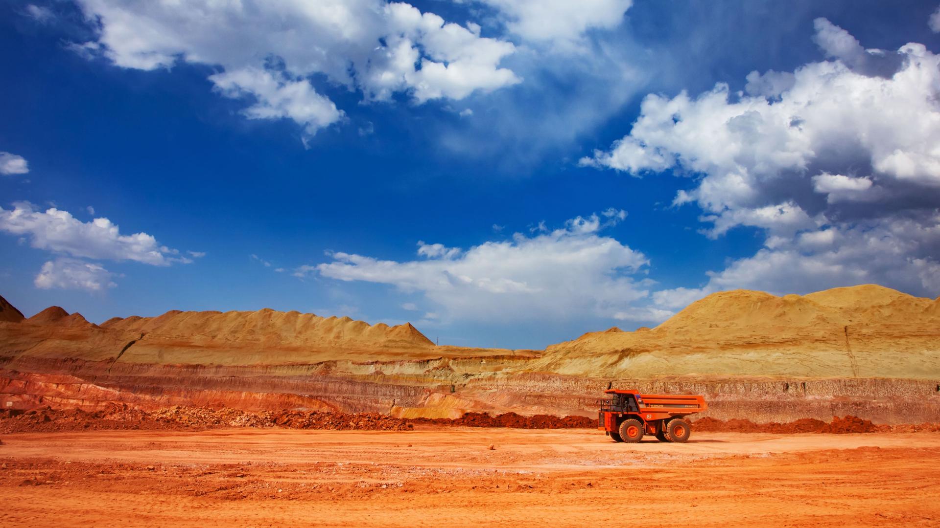 Bauxite mining in Kazakhstan
