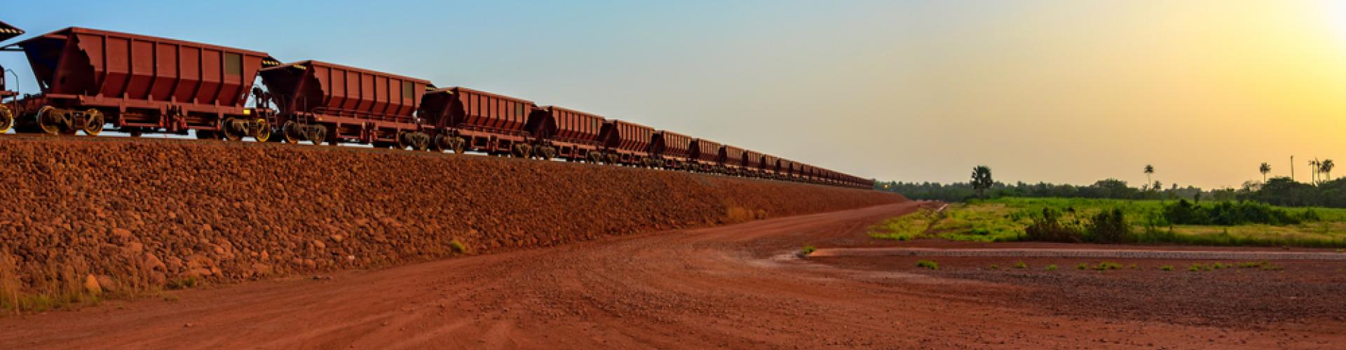 Bauxite transportation in Guinea