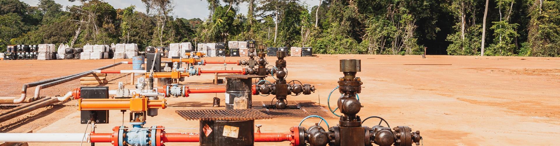 Oil operations in Gabon