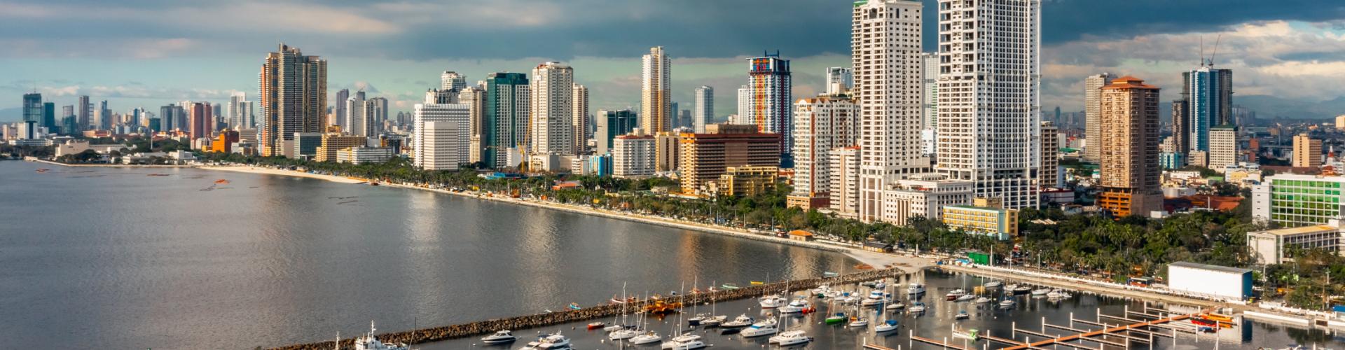 Aeirial view of Manila, the Philippines