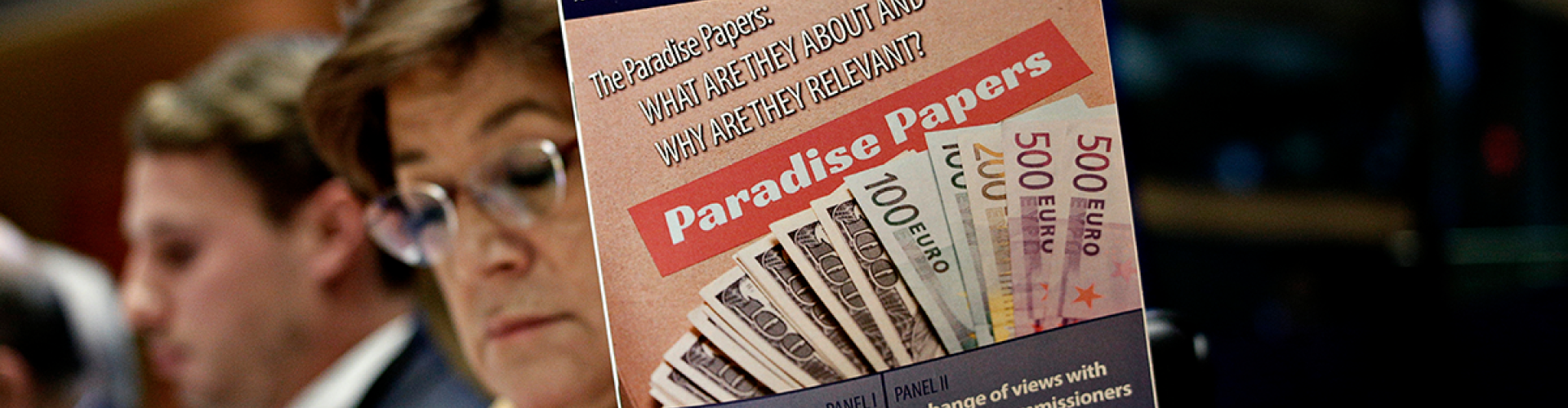 Public hearing in the European Parliament on the Paradise Papers in Brussels, 2017