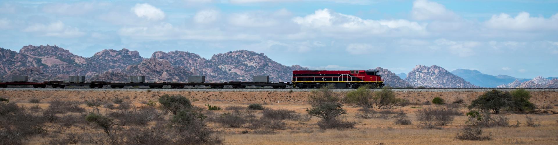 A train in Angola