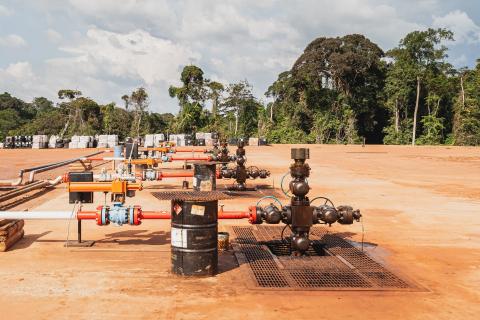 Oil operations in Gabon