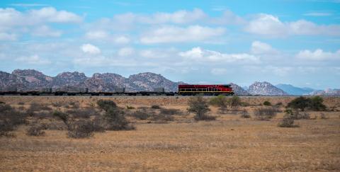 A train in Angola