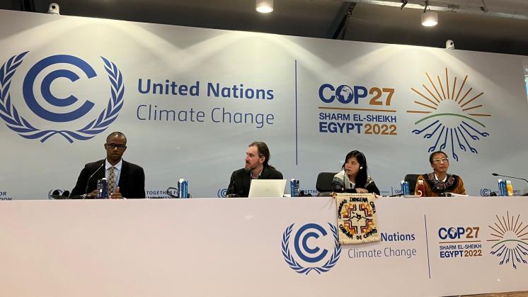 COP27 side event on climate finance