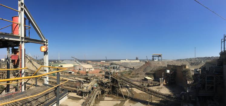 The Kansanshi copper mine processing plant in Zambia. Biz Studio / Shutterstock