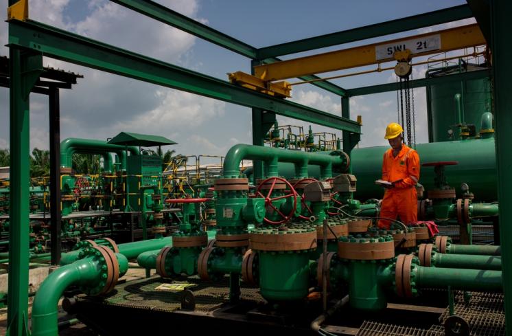 Oil operations in Edo, Nigeria.