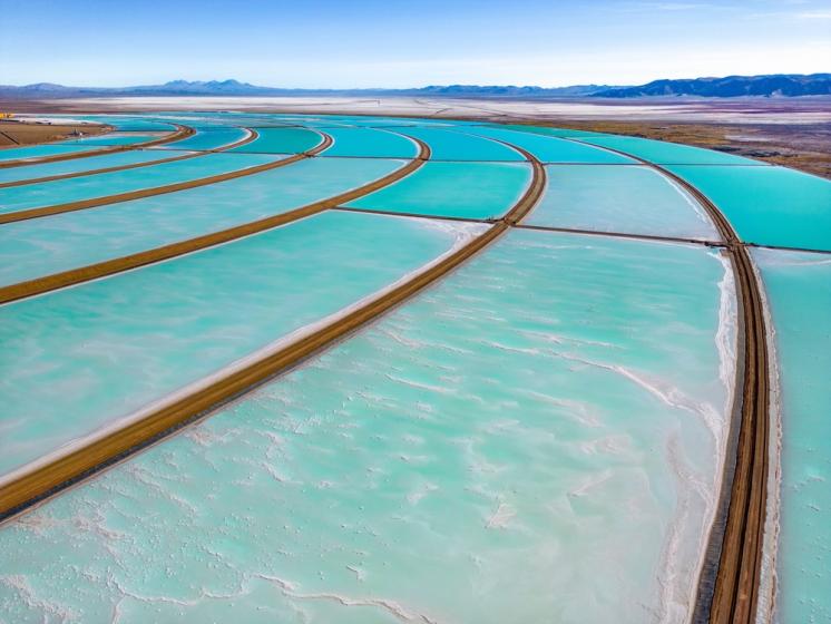 Lithium fields in Argentina
