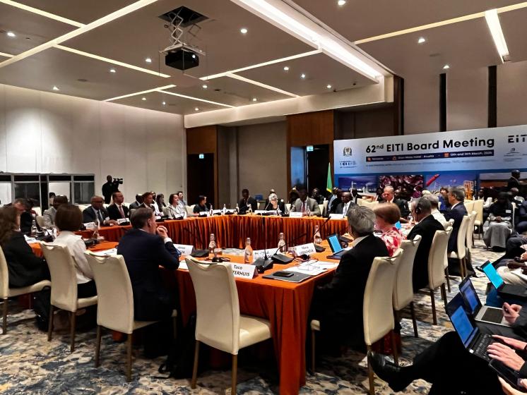 The 62nd EITI Board meeting in Arusha, Tanzania.